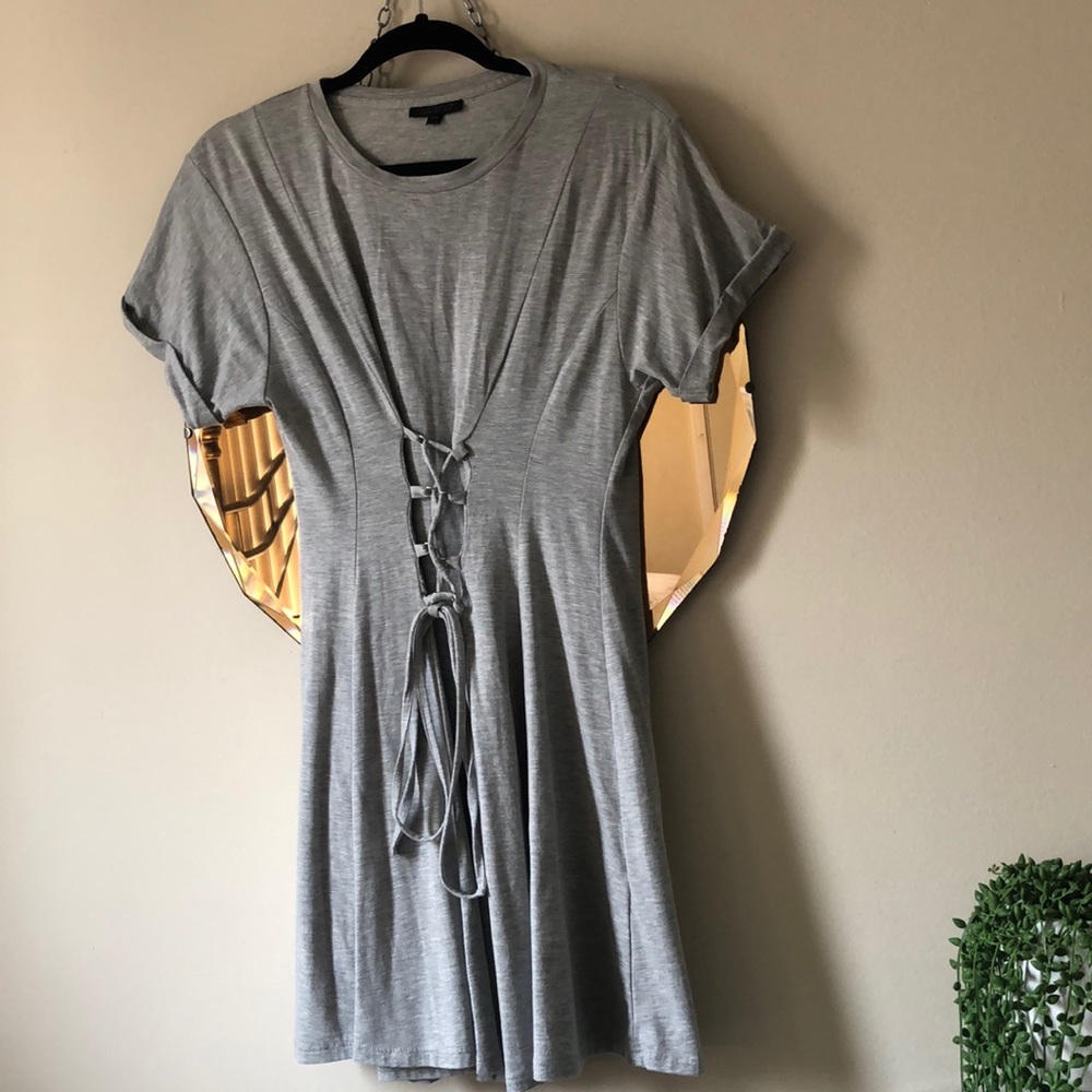 Topshop Corset Skater Dress